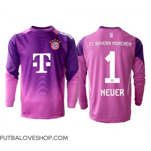 Dres Bayern Munich Manuel Neuer #1 Brankarsky Tretina 2025-26 Dlhy Rukáv